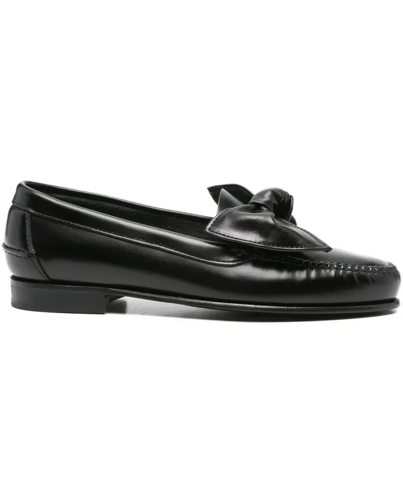 HEREU Corbati Loafer mit Schleifendetail - Schwarz Schwarz