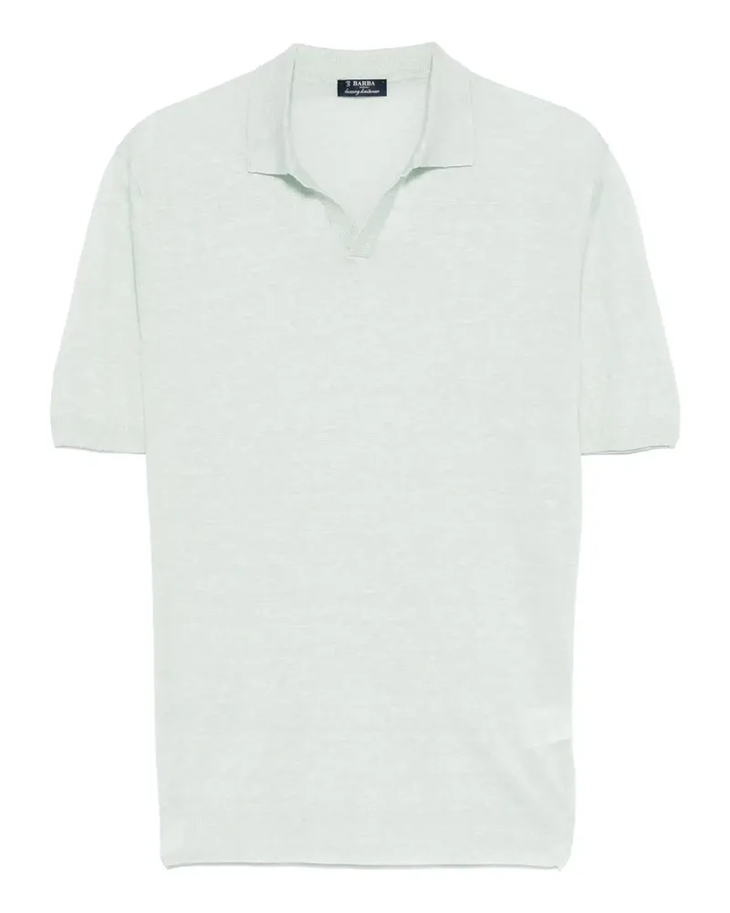 BARBA T-Shirt aus Leinen - Grün Grün