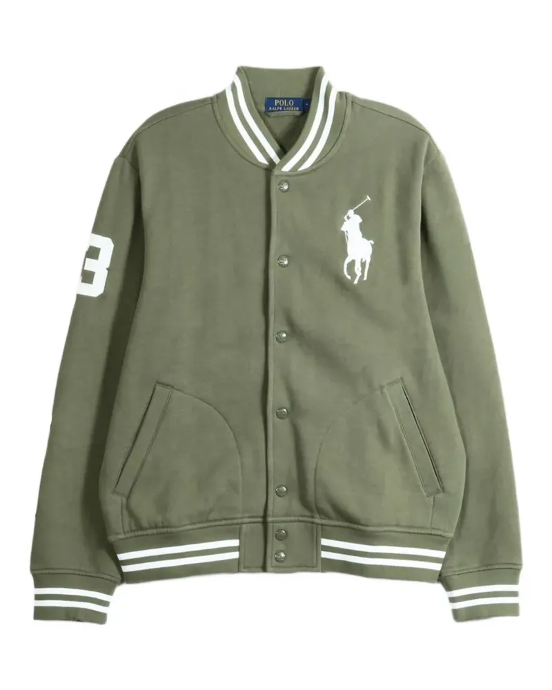 Ralph Lauren Big Pony fleece baseball jacket - Grün Grün