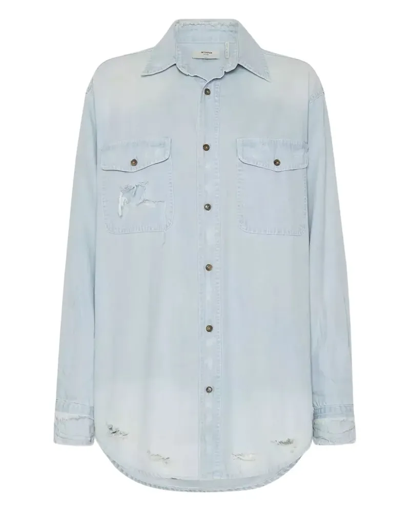 One Teaspoon Chambray buttoned shirt - Blau Blau
