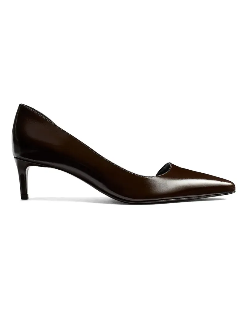 KHAITE Jett D'Orsay Low Pumps - Braun Braun