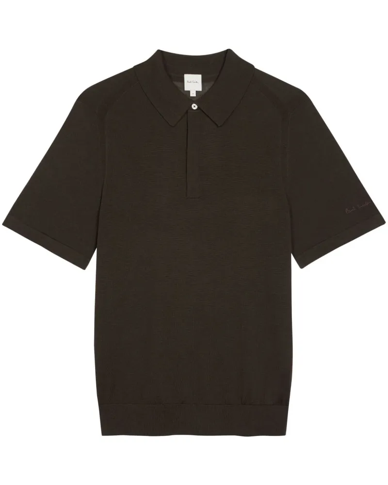 Paul Smith Poloshirt aus Merinowolle - Braun Braun