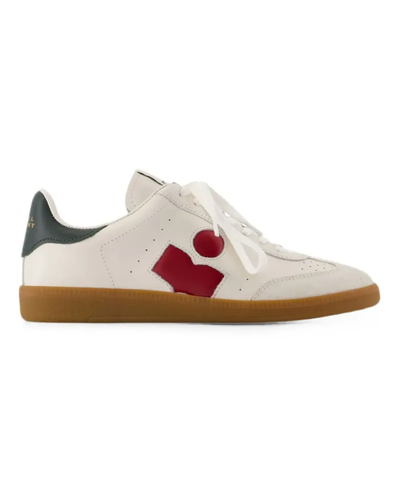 Isabel Marant Bryce suede-panelled sneakers - Nude Nude