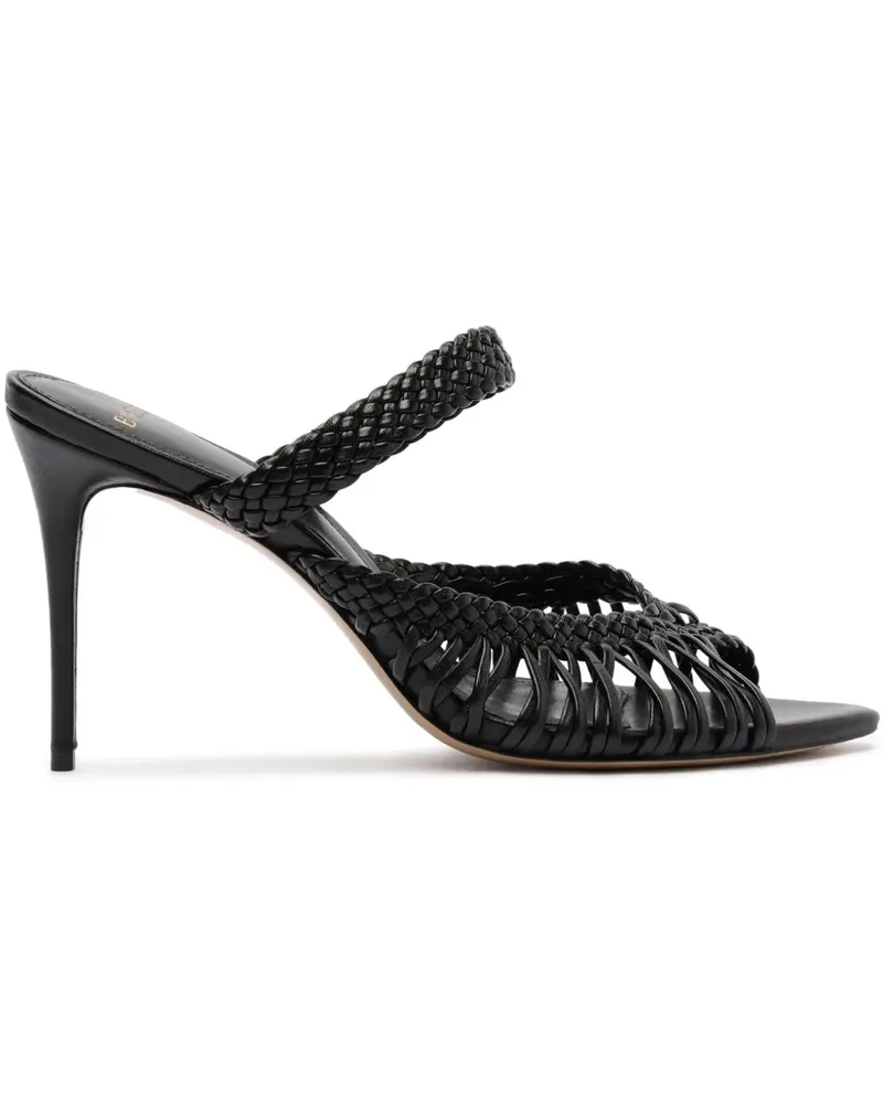 Alexandre Birman Agatha Sandalen 85mm - Schwarz Schwarz
