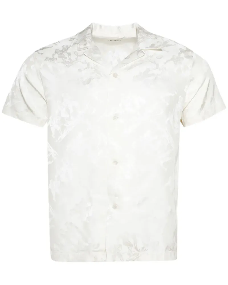 BODE Hemd mit Jacquardmuster - Weiß Weiß