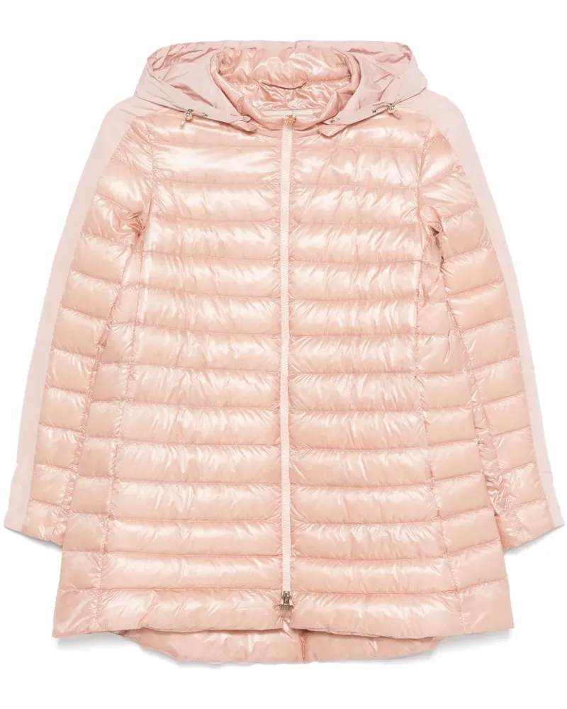 Herno Gefütterte Jacke mit Kontrasteinsätzen - Rosa Rosa