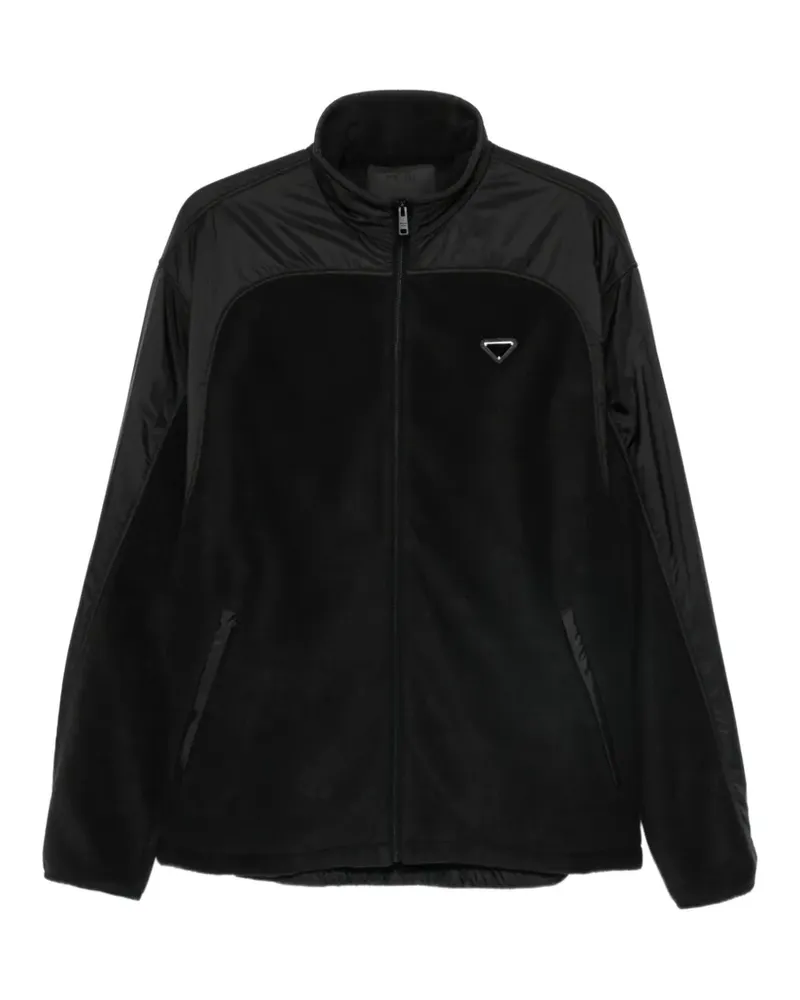 Prada Jacke in Colour-Block-Optik - Schwarz Schwarz
