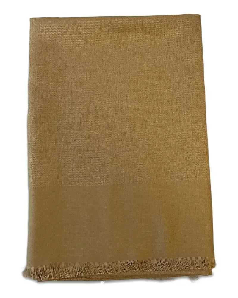 Gucci Schal mit GG-Monogramm - Nude Nude