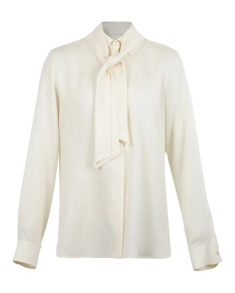 Max Mara Hemd mit Schal - Nude Nude