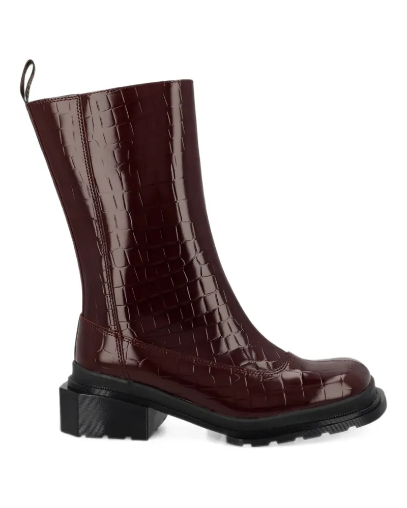 Dr.Martens Maybole Hi leather boots - Rot Rot