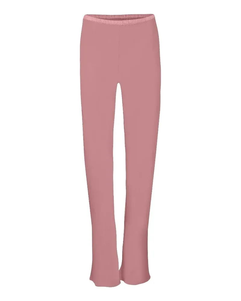 Peter Cohen Weite Hose mit Diagonalschnitt - Rosa Rosa