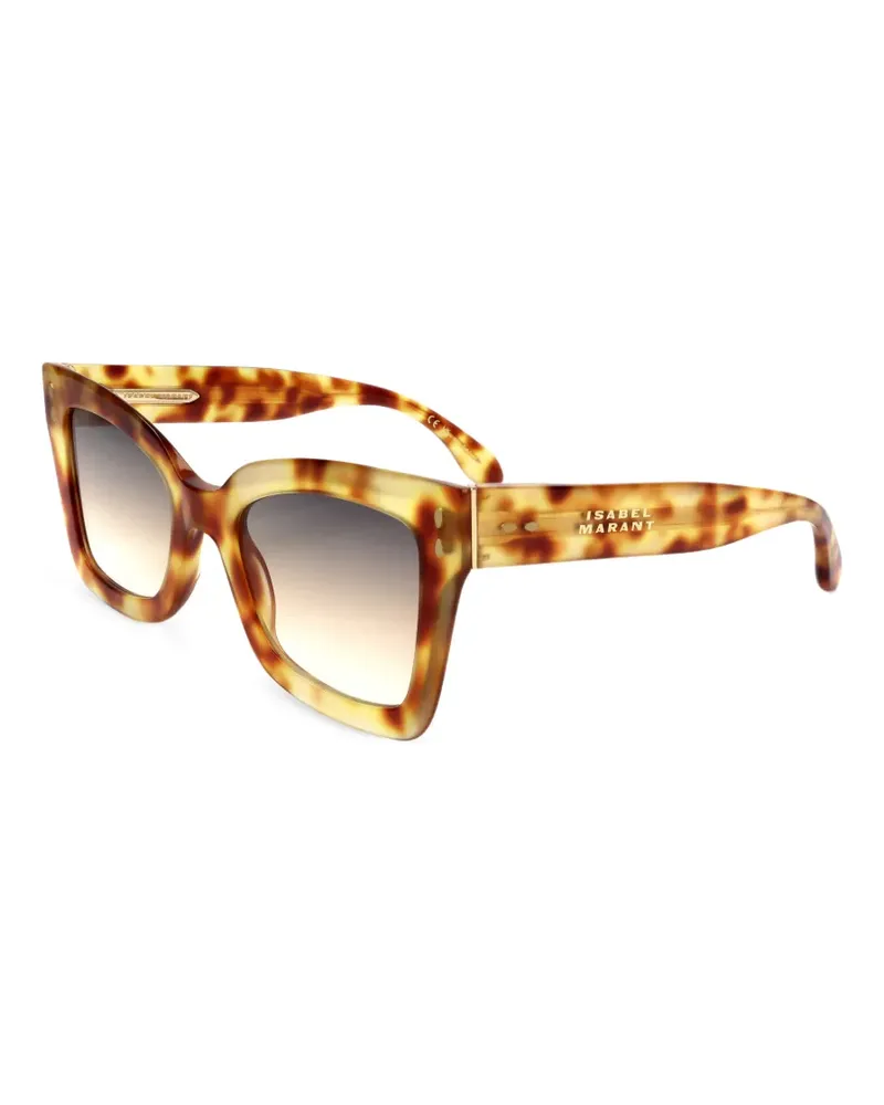 Isabel Marant Cat-Eye-Sonnenbrille in Schildpattoptik - Braun Braun