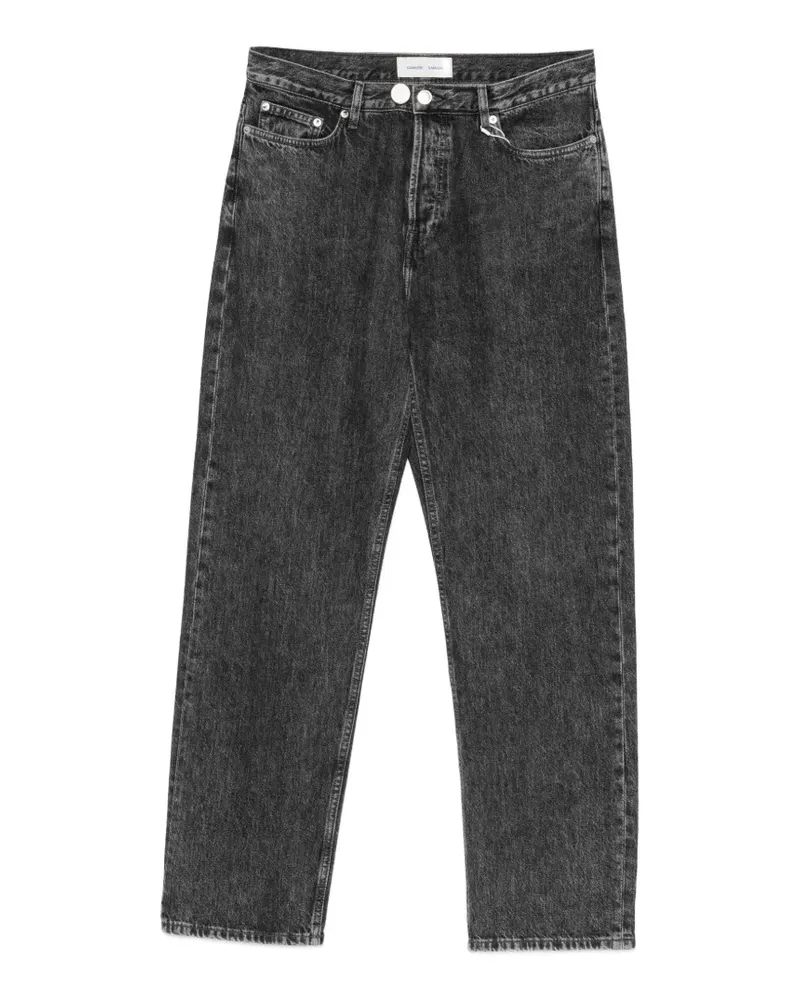 Samsøe & Samsøe Saeddie Straight-Leg-Jeans - Grau Grau