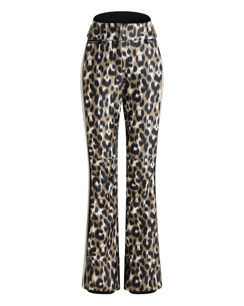 FUSALP Skihose mit Leoparden-Print - Braun Braun