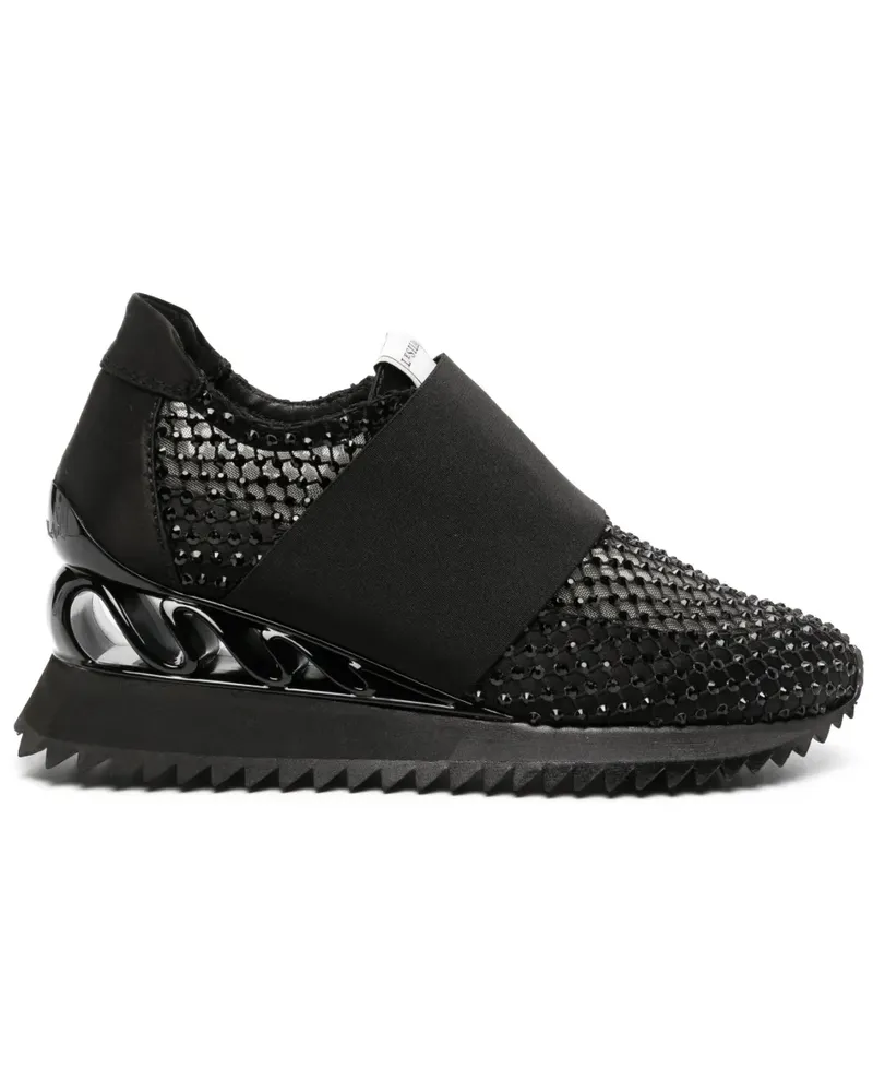 Le Silla Gilda Sneakers mit Strass - Schwarz Schwarz