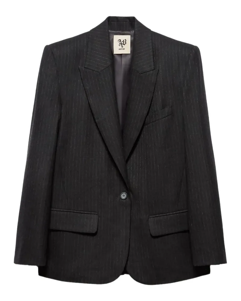 Aniye By Colette Blazer mit Nadelstreifen - Schwarz Schwarz