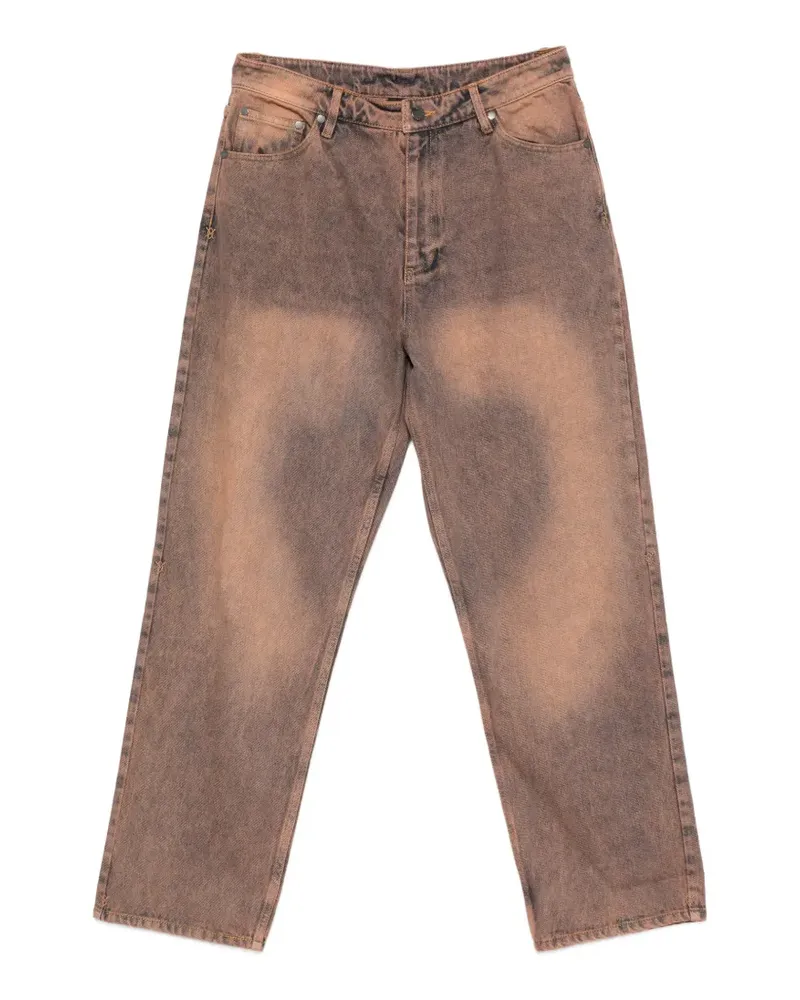 Daily Paper Amba washed jeans - Braun Braun