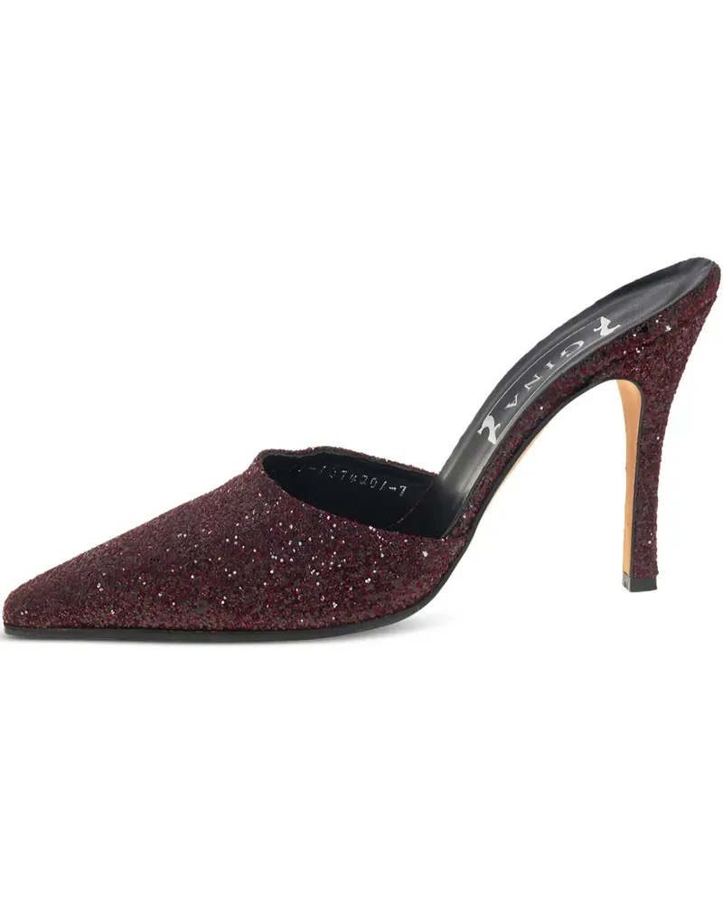 Gina Pumps aus Leder - Rot Rot