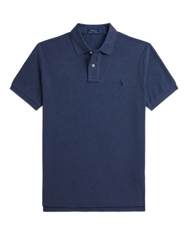 Ralph Lauren Piqué-Poloshirt mit Logo-Stickerei - Blau Blau