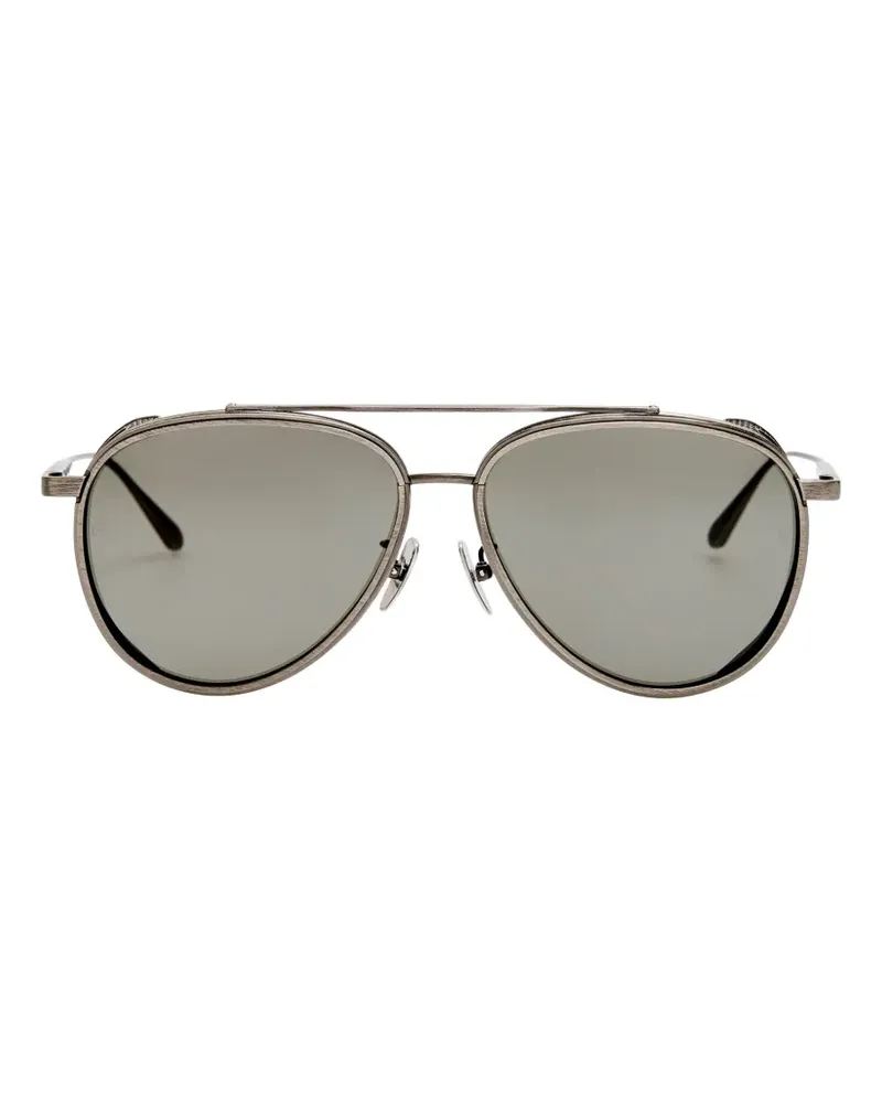 Linda Farrow Cortes pilot-frame sunglasses - Grau Grau