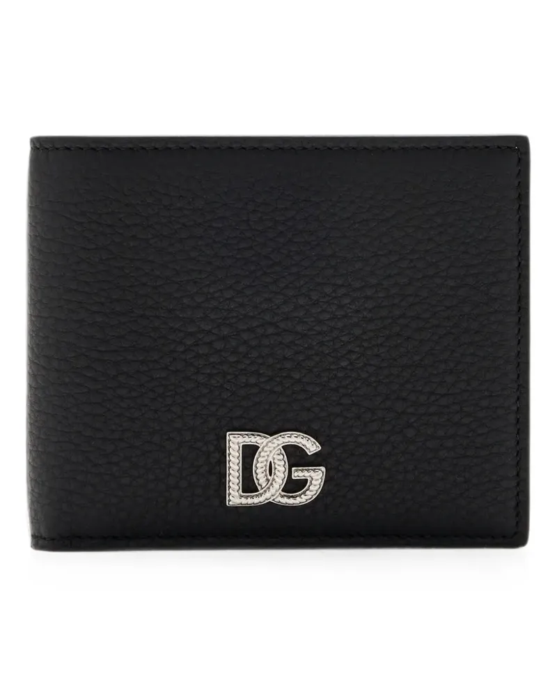 Dolce & Gabbana Portemonnaie mit Logo - Schwarz Schwarz