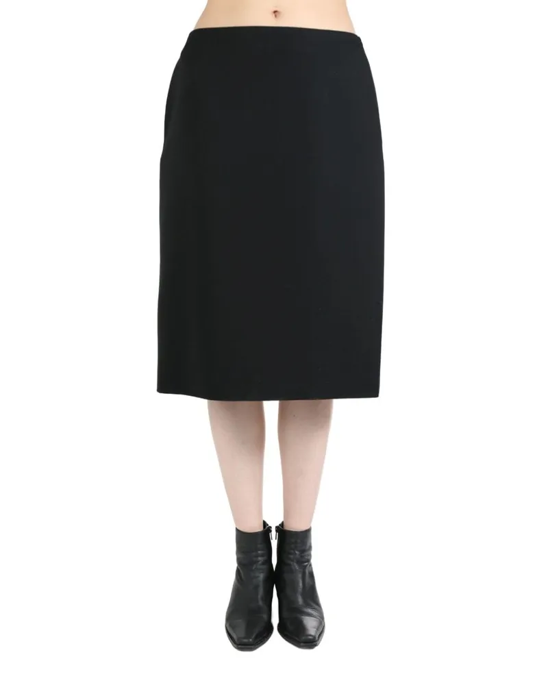 The Row low-rise midi skirt - Schwarz Schwarz