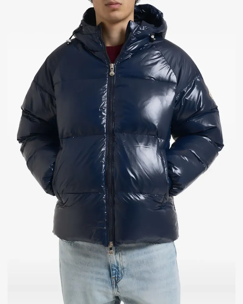 Pyrenex Gefütterte Kapuzenjacke - Blau Blau