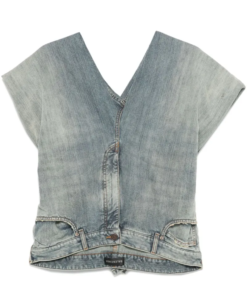 Balenciaga Jeans-Oberteil - Blau Blau