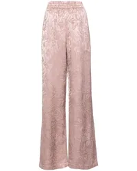 Golden Goose Hose mit Blumenstickerei Rosa