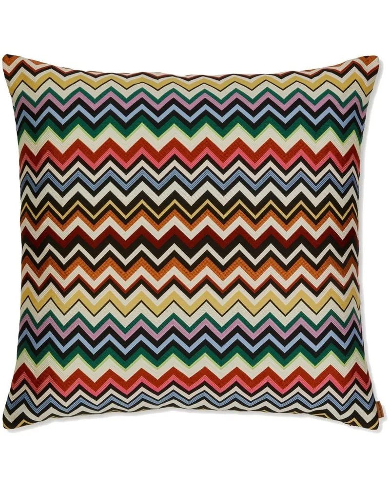 Missoni Home Belfast Kissen mit Zickzackmuster Mehrfarbig