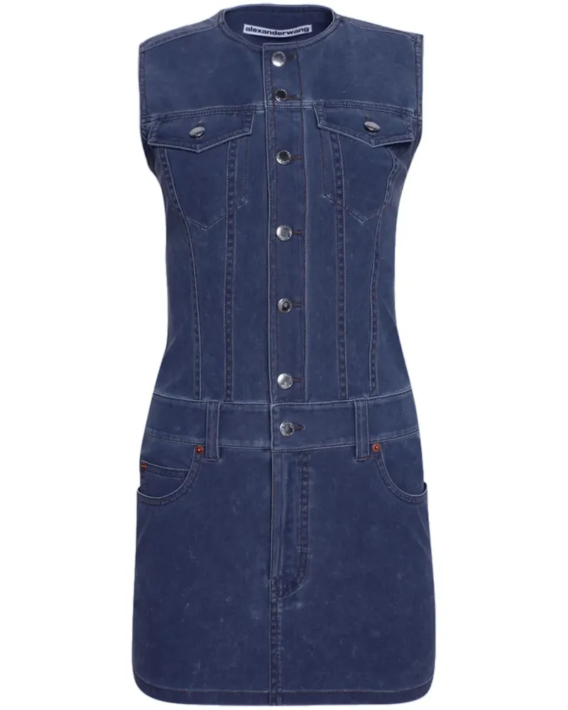 Alexander Wang Jeans-Minikleid mit engem Schnitt - Blau Blau