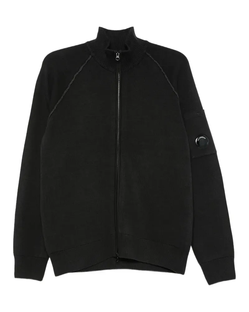 C.P. Company Lens zip-up sweater - Schwarz Schwarz