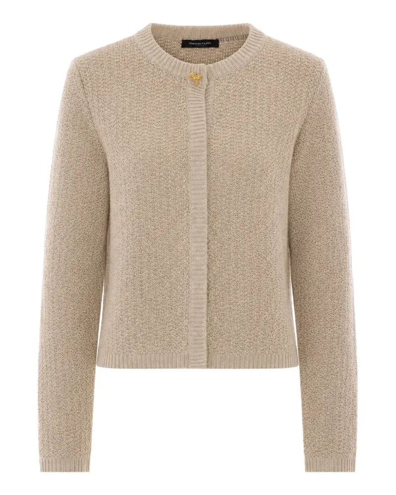Fabiana Filippi sequin-embellished knitted sweater - Nude Nude