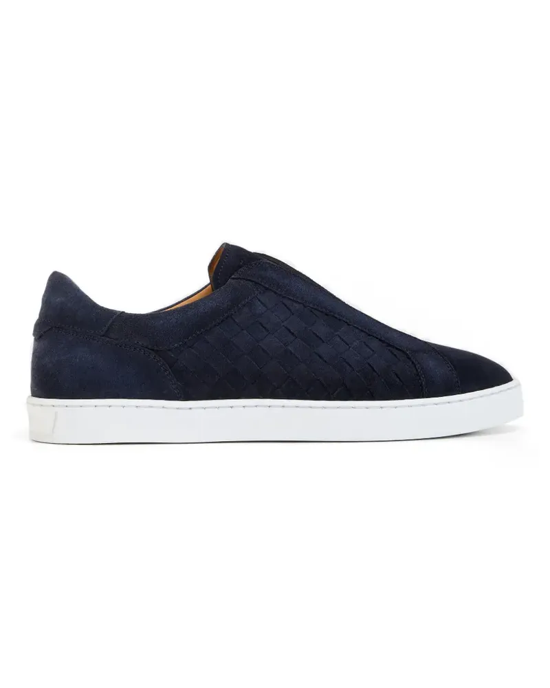 Magnanni Gewebte Cote Lo Slip-On-Sneakers - Blau Blau