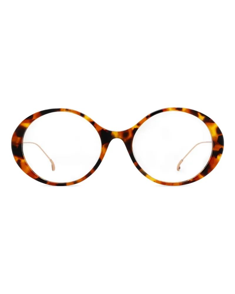Eyepetizer Runde Brille mit Schildpattmuster - C.AT VINTAGE ROSE AND ROSE GOLD/AVANA C.at