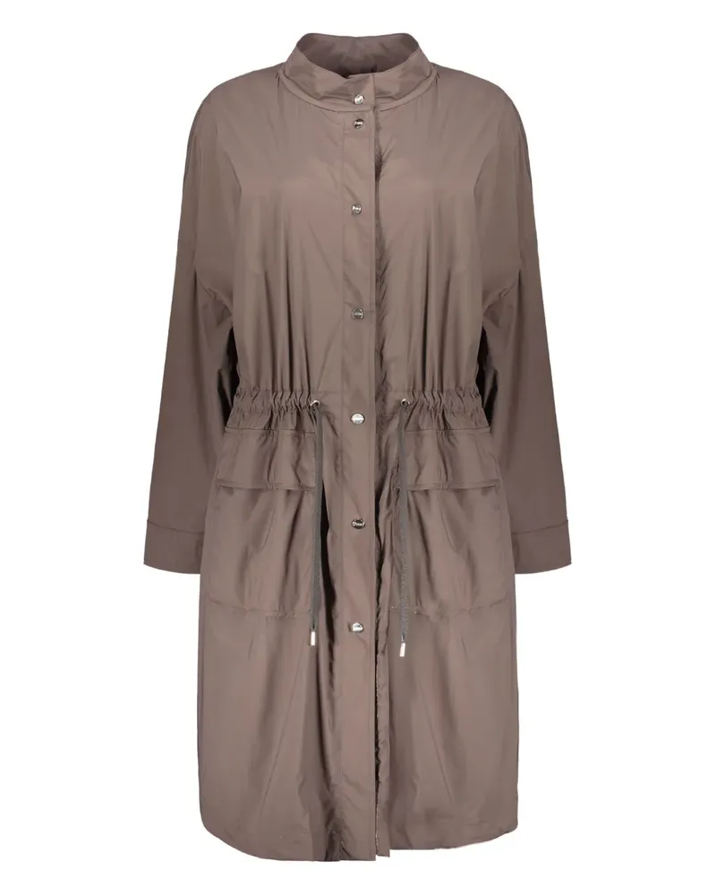 Herno Parka mit Kordelzug - Braun Braun
