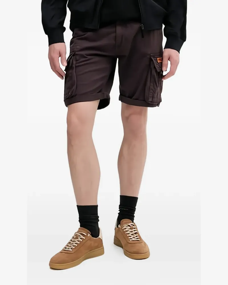 Alpha Industries Shorts mit Klappentasche - Braun Braun
