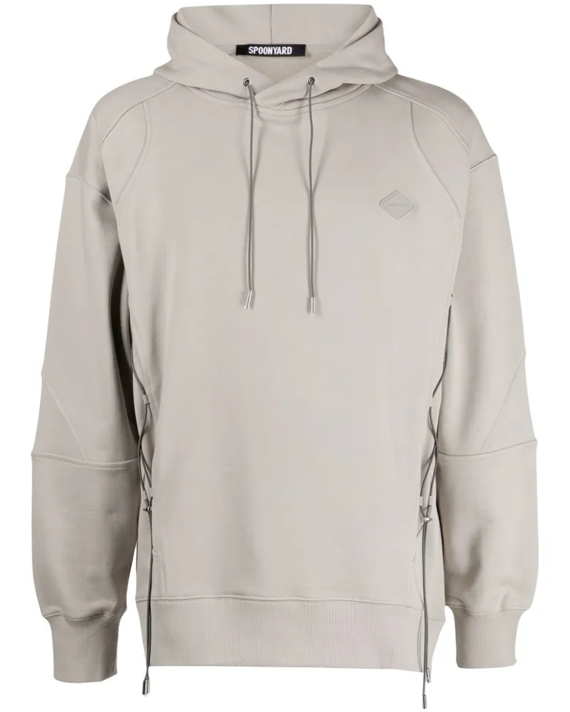 Spoonyard Hoodie mit Schnürung - Nude Nude