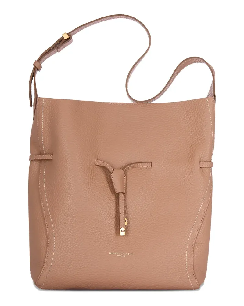 Gianni Chiarini drawstring bucket bag - Nude Nude