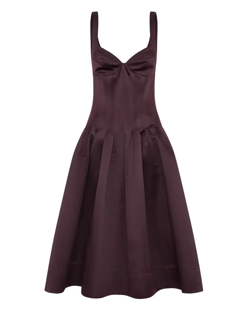 NICHOLAS Cory pleated dress - Violett Violett