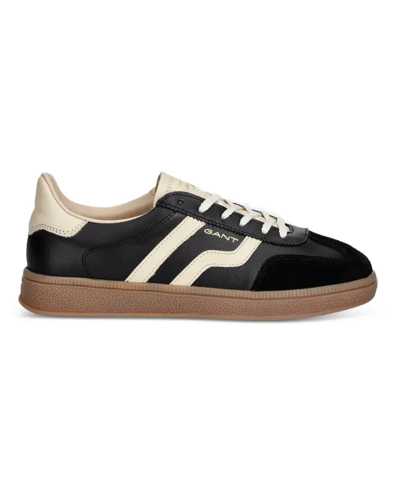 Gant Sneakers mit Ledereinsätzen - Schwarz Schwarz