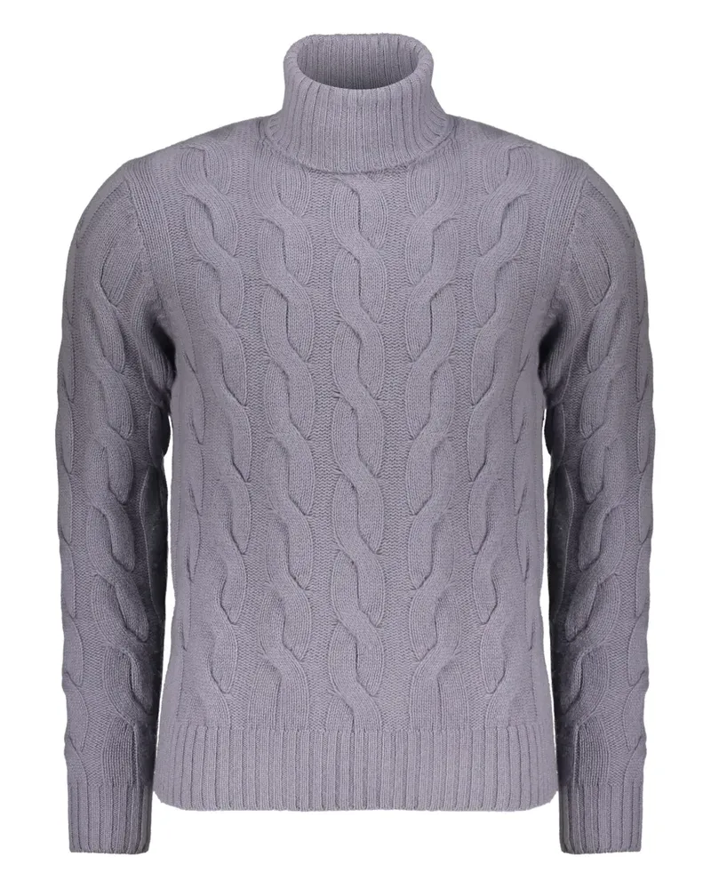 MOORER Pullover mit Rollkragen - Grau Grau