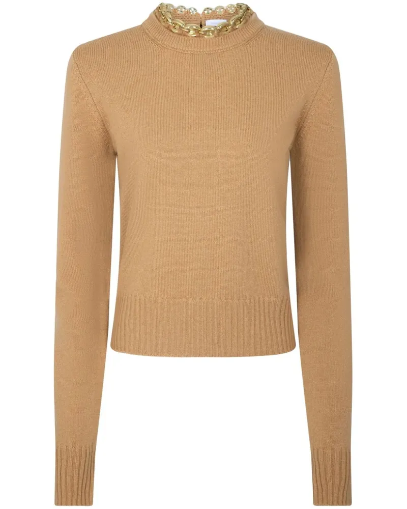 Paco Rabanne Verzierter Pullover - Nude Nude