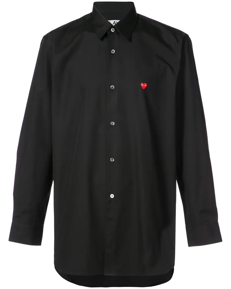 Comme des Garçons T-Shirt mit Logo - Schwarz Schwarz