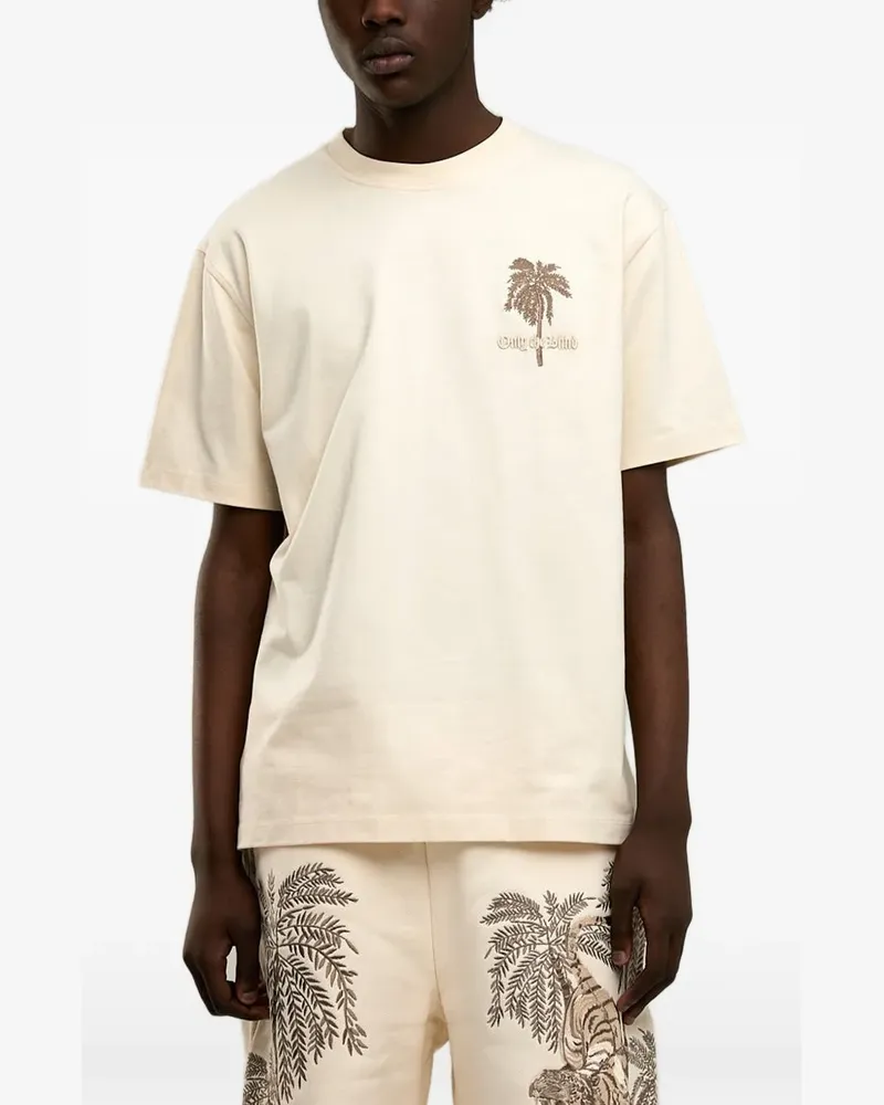 ONLY THE BLIND Sandstorm Tiger T-Shirt - Nude Nude