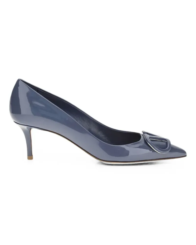 Valentino Garavani Pumps mit V-Logo - Blau Blau