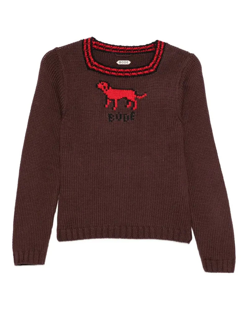 BODE Lapdog sweater - Braun Braun