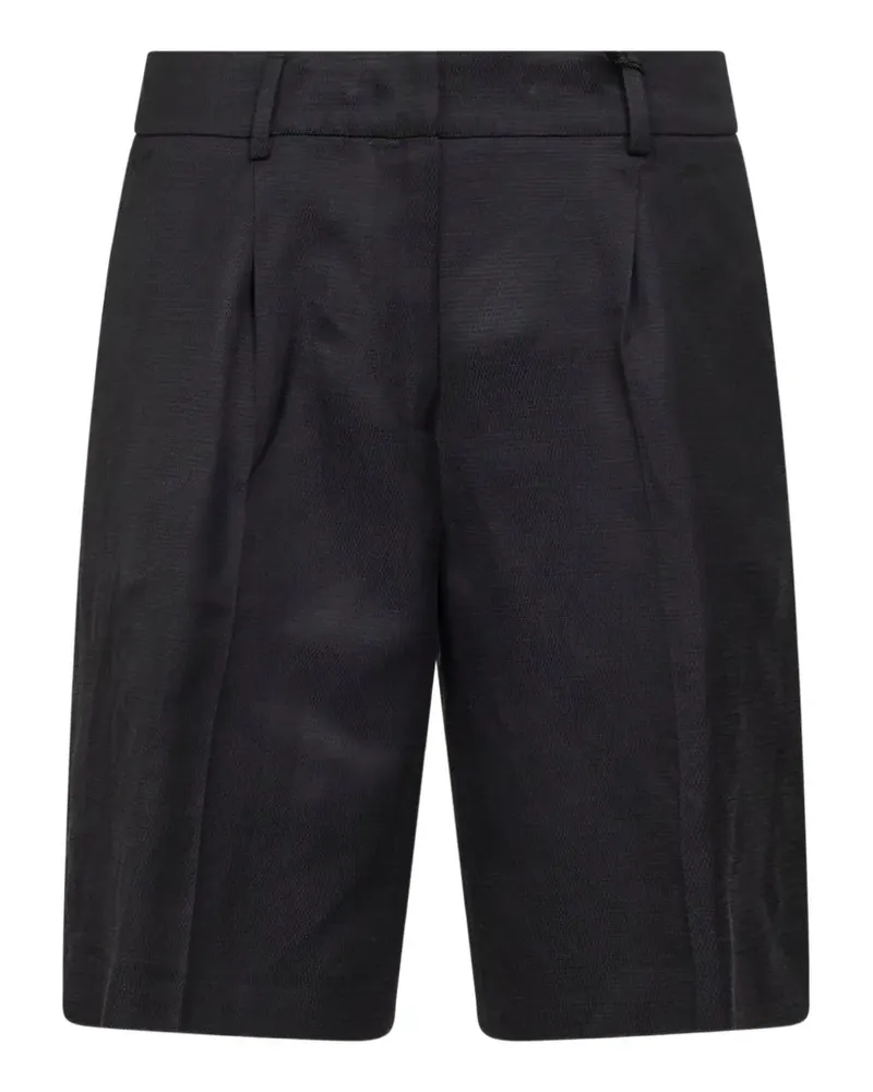PT TORINO pleated shorts - Schwarz Schwarz