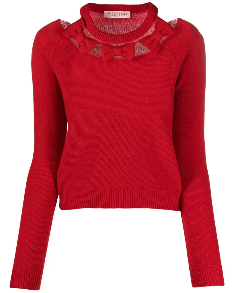 Valentino Garavani Klassischer Pullover Rot