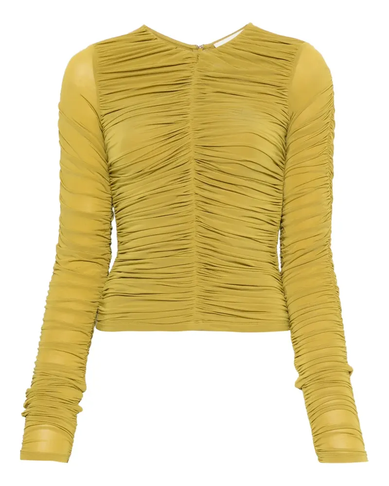 TOVE Nevin gathered blouse - Grün Grün